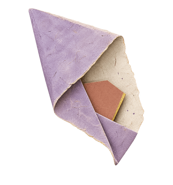 Layered paper collage suggesting calculated timing data