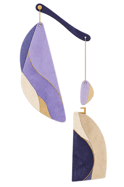 Layered paper collage representing calculated planetary timing